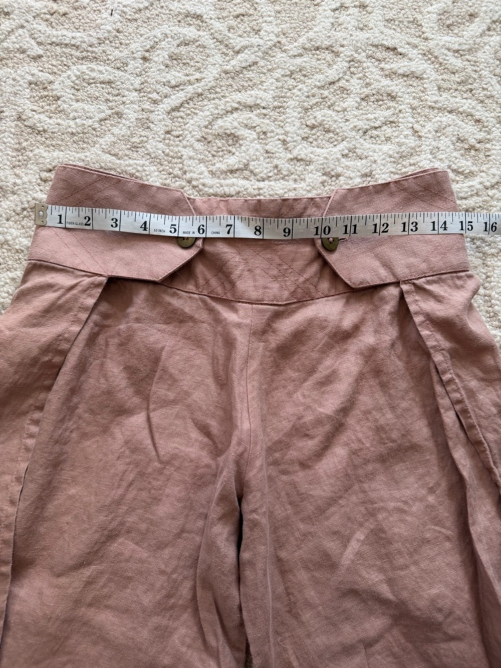 Chintamani Alchemi Button Linen Pants - Picture 11 of 11